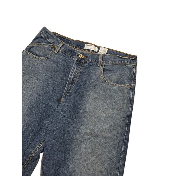 Levis Silver Tab Baggy Jeans Mens Size 36x32 Blue Denim Distressed Grunge Style - Picture 2 of 10